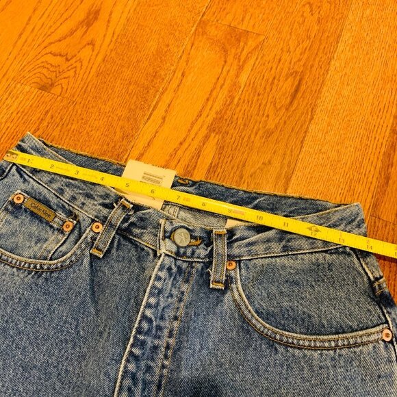 Calvin Klein vintage 90s Straight leg blue jeans easy fit size 10 NWT - Picture 10 of 16
